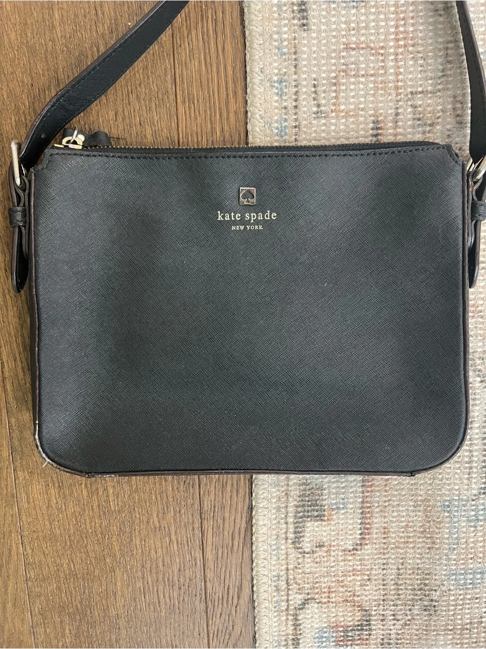 kate spade Black Leather Crossbody